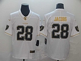 Nike Raiders 28 Josh Jacobs White Gold Vapor Untouchable Limited Jersey,baseball caps,new era cap wholesale,wholesale hats